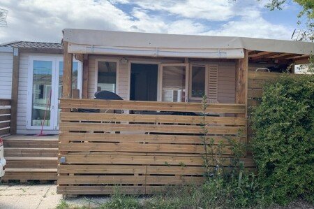 Mobil home 3 chambres, avec climatisation