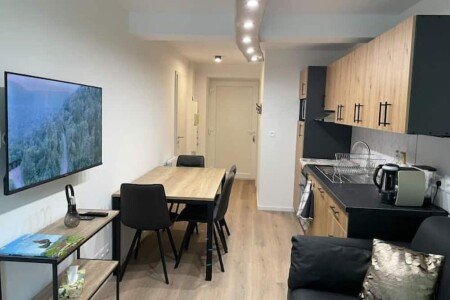 Appartement 1 chambre, avec jardin