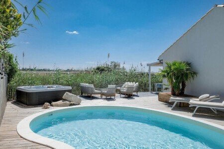 Villa tout confort, 3 chambres, avec jacuzzi