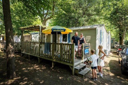 Mobil home 2 chambres, avec piscine
