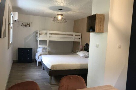 Appart'Hotel design, 1 chambre, avec climatisation
