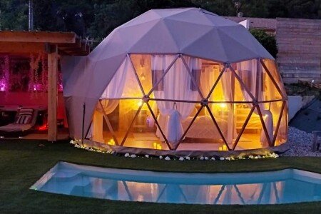 Chalet chic, 1 chambre, avec jacuzzi