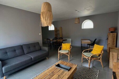 Maison de campagne tout confort, 2 chambres, avec wifi