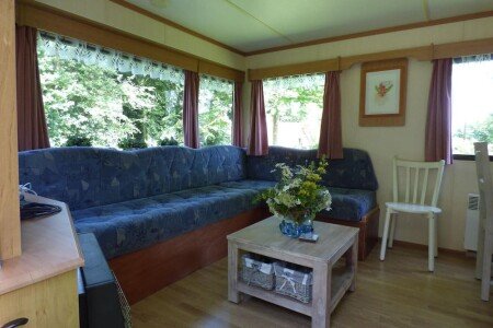 Mobil home 2 chambres, avec jardin