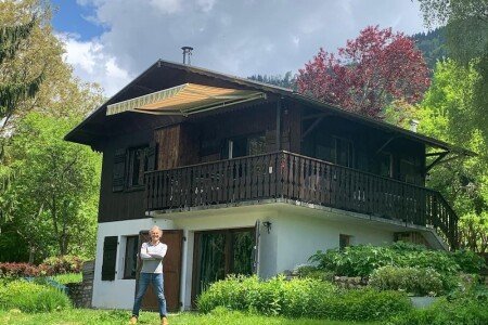 Chalet 2 chambres, avec jardin