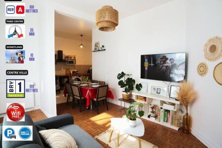 Appartement 2 chambres, avec wifi