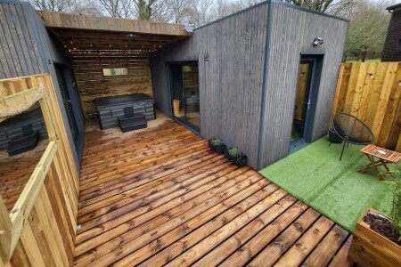 Chalet cozy, 1 chambre, avec jacuzzi