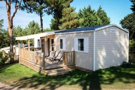 Mobil home chic, 4 chambres, avec climatisation