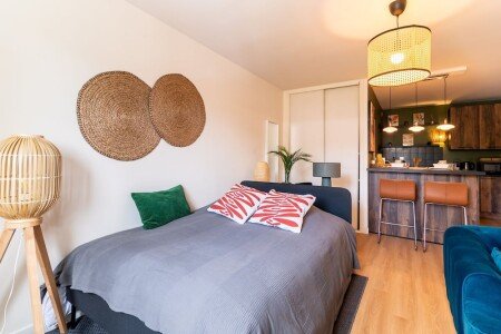 Studio 1 chambre, avec wifi