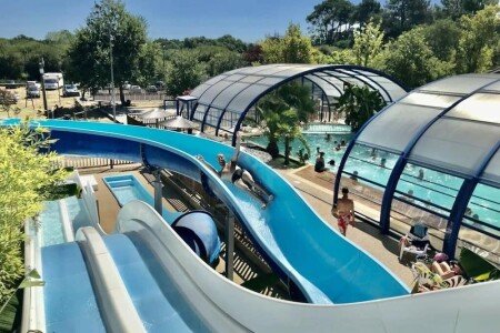 Mobil home 2 chambres, avec piscine