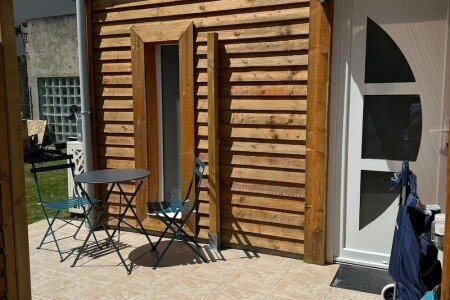 Chalet chic, 1 chambre, avec jardin