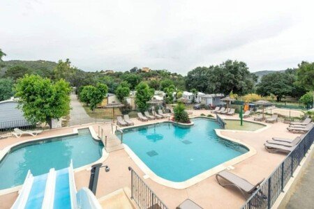 Mobil home 2 chambres, avec piscine