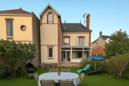 Maison authentique, 8 chambres, avec jardin