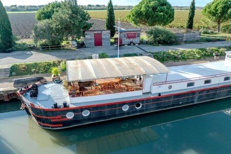 Bateau 3 chambres, avec piscine