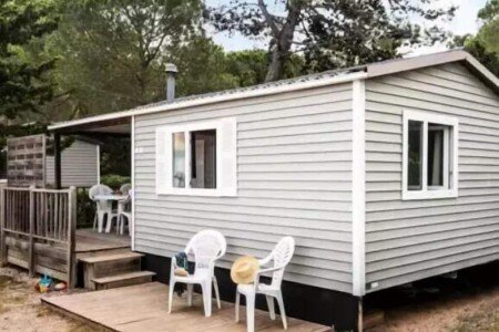 Mobil home 2 chambres, avec climatisation