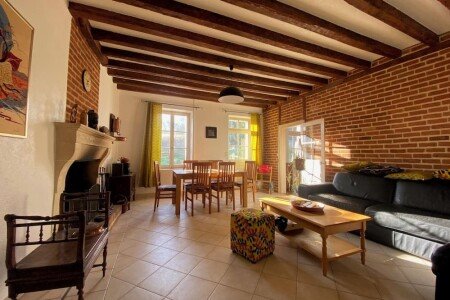 Maison de campagne 3 chambres, avec cheminée