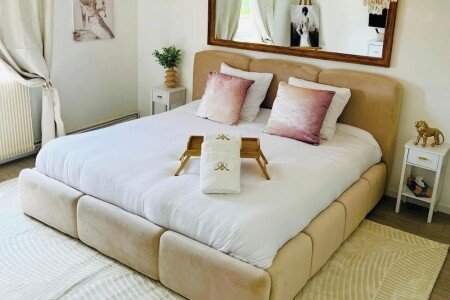 Gîte cozy, 2 chambres, avec jacuzzi