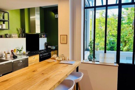 Maison de ville 4 chambres, avec cheminée