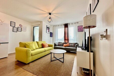 Appartement cozy, 1 chambre, avec jardin