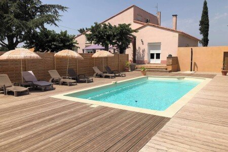 Villa cozy, 6 chambres, avec piscine