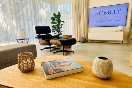 Appartement design, 2 chambres, avec climatisation