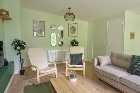 Gîte 2 chambres, avec jardin