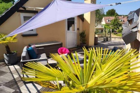 Appartement 1 chambre, avec jardin