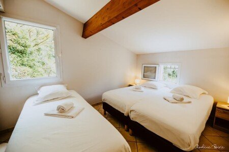 Duplex 2 chambres, avec piscine