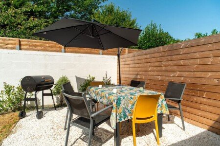 Maison en pierre 3 chambres, avec jardin