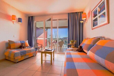 T2 cozy, 1 chambre, avec piscine