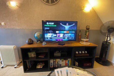 Studio 4 chambres, avec salle de sport