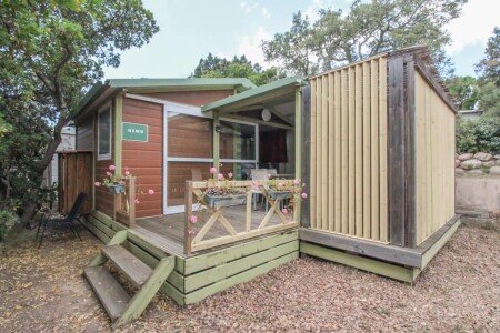 Mobil home 2 chambres, avec piscine