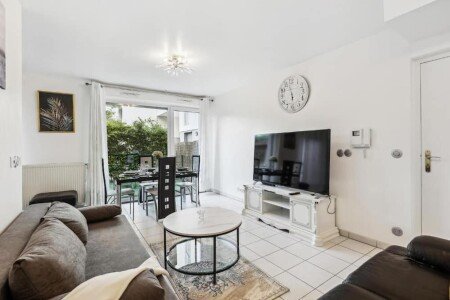 Appartement chic, 2 chambres, avec jardin
