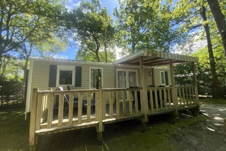 Camping / Mobil Home 2 chambres, avec piscine