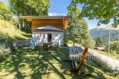 Chalet 2 chambres, avec jardin