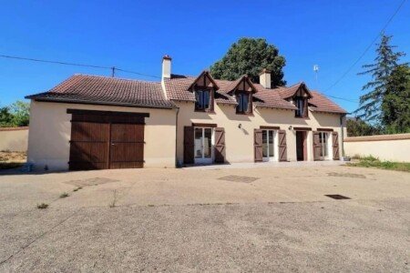 Maison de campagne 3 chambres, avec jardin