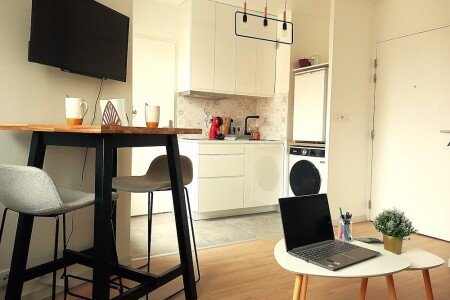 Studio 2 voyageurs, avec wifi