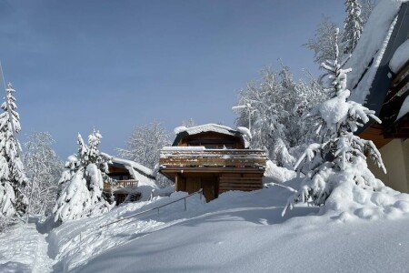 Chalet cozy, 2 chambres, avec cheminée