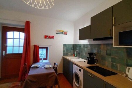 Gîte 2 voyageurs, avec jardin