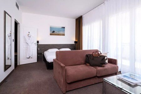Appart'Hotel design, 1 chambre, avec salle de sport