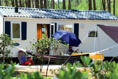 Mobil home chic, 2 chambres, avec parking