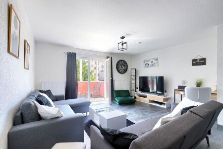 Appartement design, 1 chambre, avec wifi