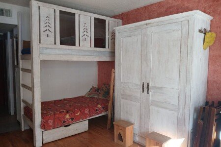 Studio 4 voyageurs, avec piscine