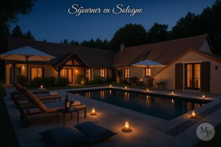 Maison authentique, 5 chambres, avec piscine