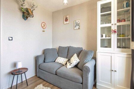 Appartement design, 1 chambre, avec jardin