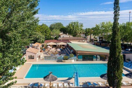 Mobil home cozy, 2 chambres, avec piscine