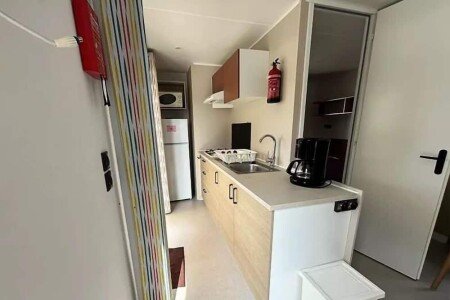 Mobil home bien-être, 2 chambres, avec climatisation