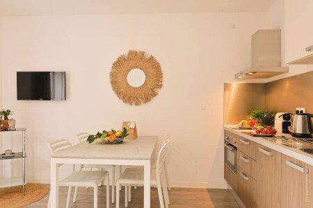 T2 cozy, 1 chambre, avec piscine