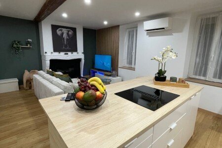 Maison cozy, 3 chambres, avec climatisation