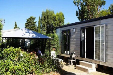 Mobil home 3 chambres, avec climatisation